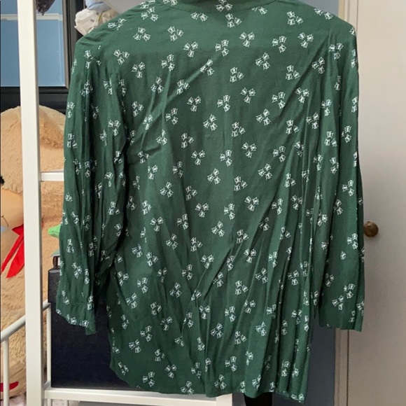 & other stories Green Blouse with Butterflies - Picture 3 of 5